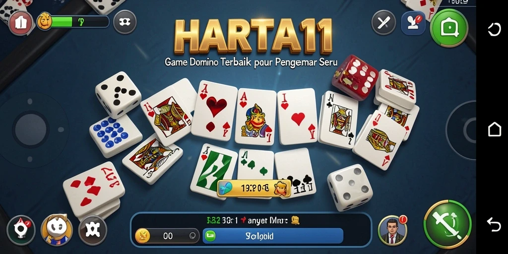 Tampilan antarmuka HARTA11 yang menarik dengan gameplay seru.