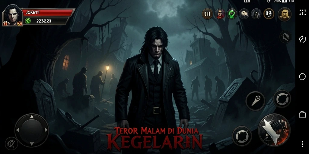 Tampilan menegangkan dari gameplay JOKER11 dengan suasana horror yang mencekam.