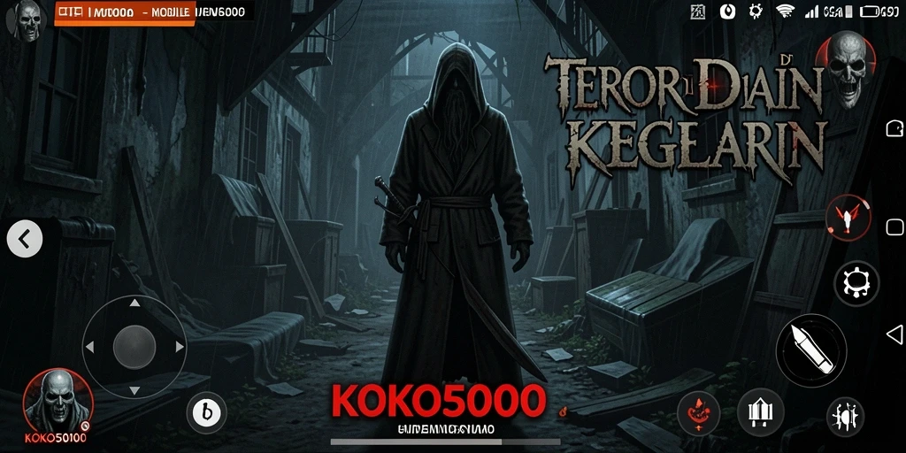 Tangkapan layar menampilkan suasana mencekam di KOKO5000.