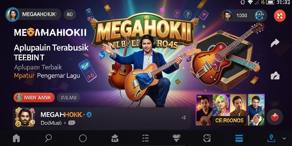 Tampilan screenshot <strong>MEGAHOKI</strong> menampilkan gameplay seru dengan musik yang menghibur.