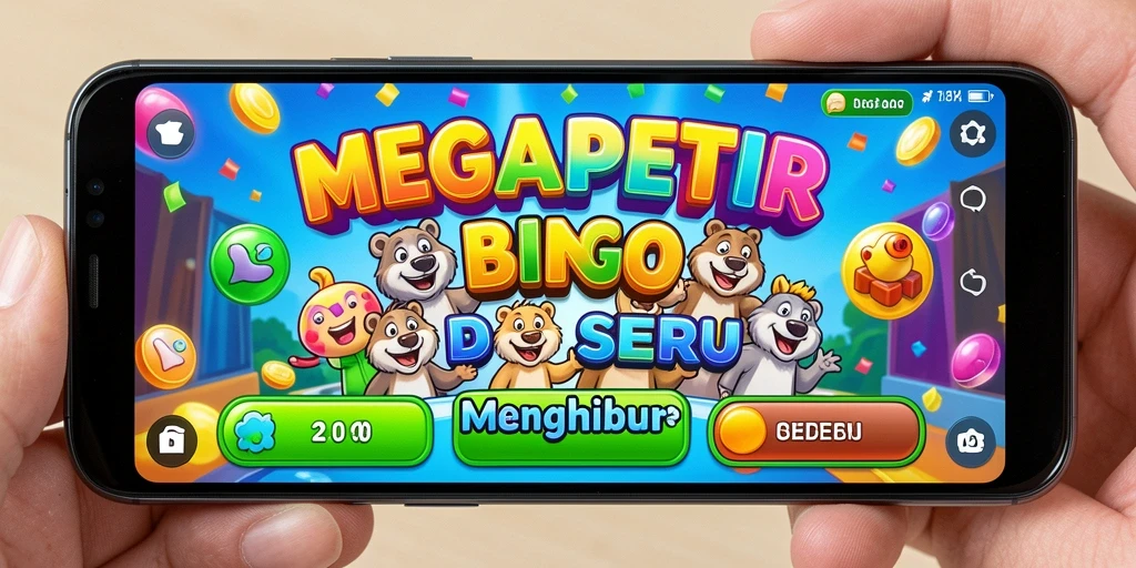 Tampilan menarik dari permainan Bingo di MEGAPETIR.
