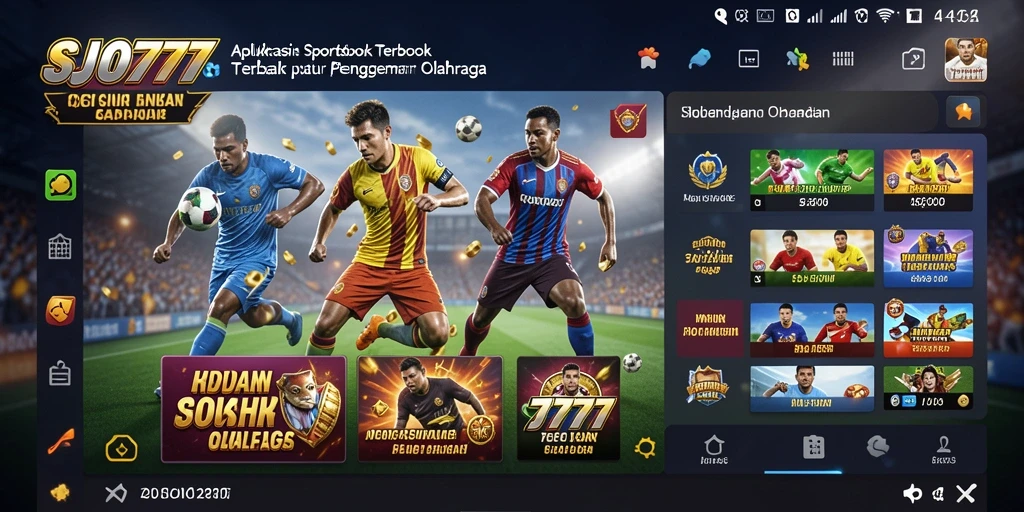 Tampilan gameplay menarik dan intuitif dari SJO777.