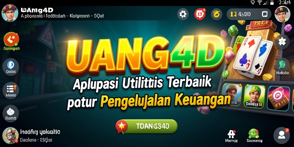 Tampilan utama UANG4D dengan fitur pengelolaan keuangan yang intuitif.
